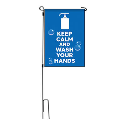 Precaution Garden Flags