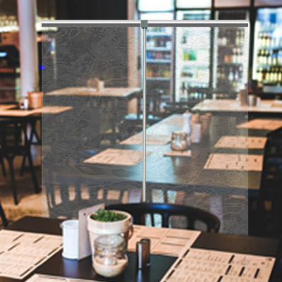 Roll Up Screen Sneeze Shield 