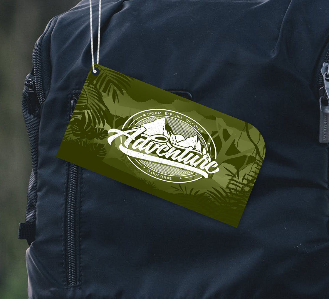 Single Rounded Corner Hang Tags