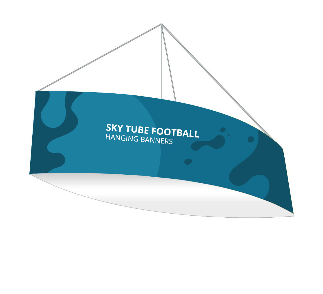 Sky Tube Football Hanging Banners