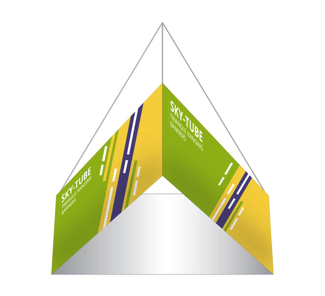 Skytube Triangle Hanging Banners