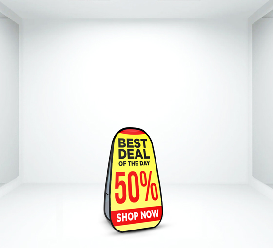 Vertical Pop Up Banner