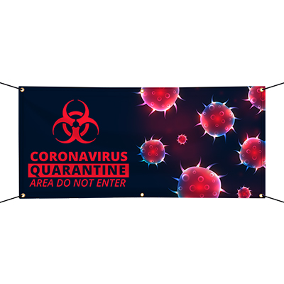 Vinyl Precaution Banners