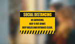 Social Distancing Window Decals  1 - Circleone