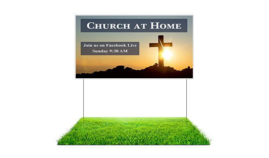 Church Yard signs  1 - Circleone