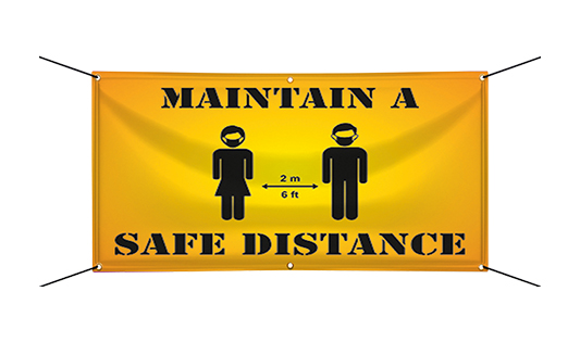 Social Distancing Banners  1 - Circleone