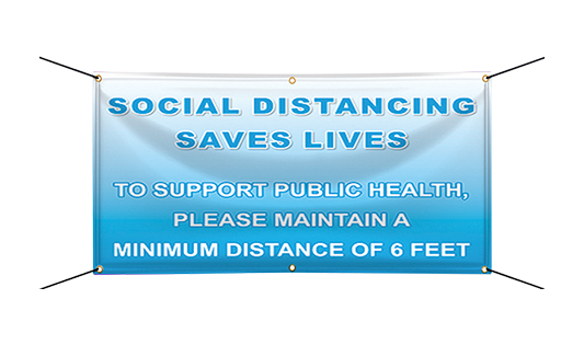 Social Distancing Banners  2 - Circleone