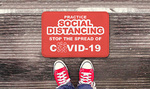 Social Distancing Indoor Floor Mats  2 - Circleone