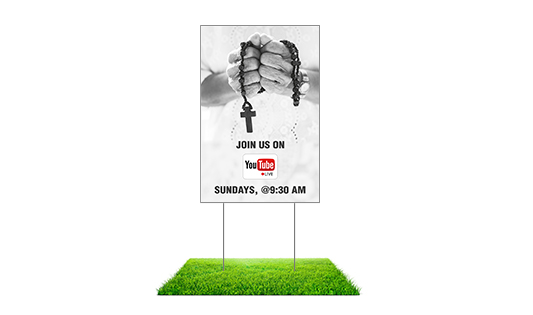 Church Yard signs  2 - Circleone