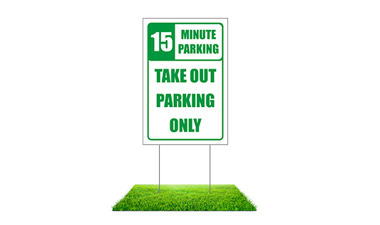 Parking Yard Signs  1 - Circleone