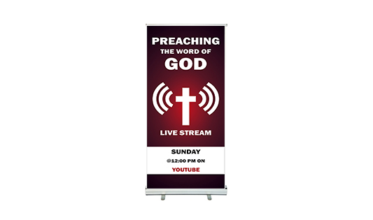 Church Roll Up Banner Stands  3 - Circleone