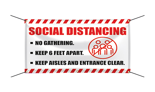 Social Distancing Banners  3 - Circleone