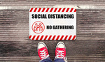 Social Distancing Indoor Floor Mats  3 - Circleone