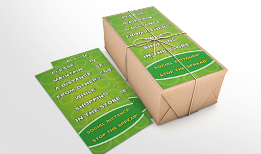 Social Distancing Flyers & Leaflets  3 - Circleone