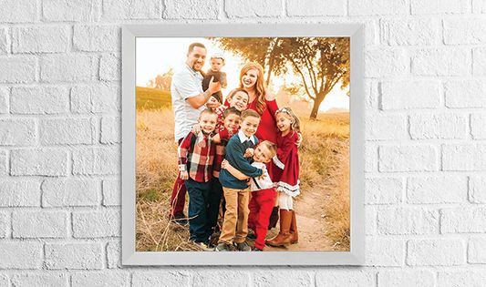 Satin White Photo Frame  4 - Circleone 