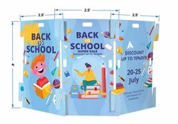 Crowd Control Interlocking Barrier (Display Frames) 4 - Circleone