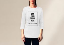 Women's T-Shirt - 3/4 Sleeves - Circleone - 4