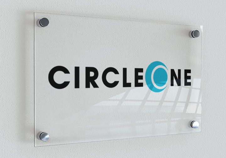 Acrylic Signs  3 - Circleone