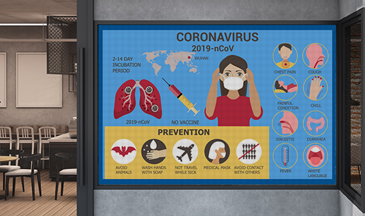 Awareness Perforated Window Signs  1 - Circleone