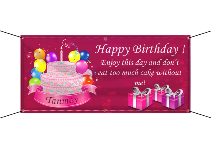 Birthday Banners (Vinyl Banners) 4 - Circleone