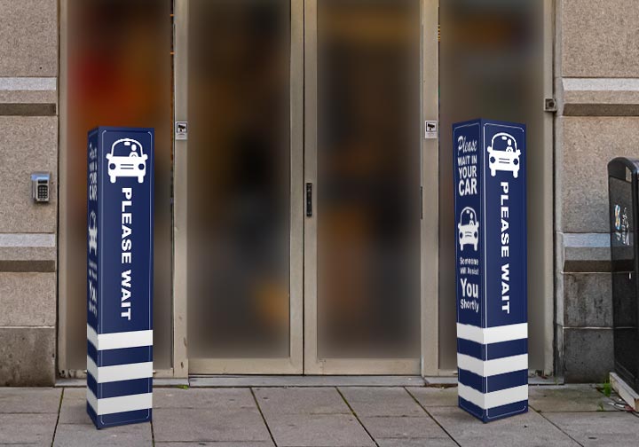 Bollard Covers - Square  2 - Circleone