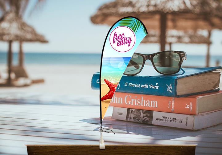 Clip Flags - Teardrop (Flags) 4 - Circleone