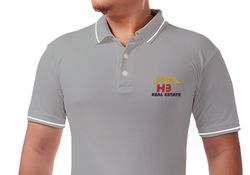 Custom Embroidered T Shirt - Polo Neck  4 - Circleone 