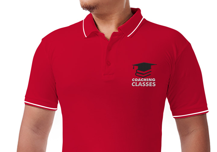 Custom Embroidered T Shirt - Polo Neck  5 - Circleone