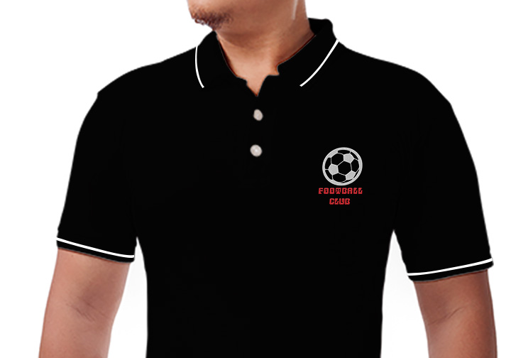 Custom Embroidered T Shirt - Polo Neck  6 - Circleone