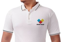 Custom Embroidered T Shirt - Polo Neck  1 - Circleone