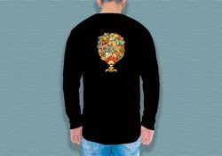 Custom Printed Long Sleeves T-Shirt - Round Neck  7 - Circleone