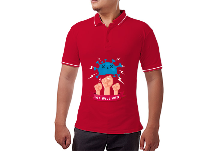 Custom Printed T Shirt - Polo Neck  4 - Circleone 