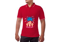 Custom Printed T Shirt - Polo Neck  4 - Circleone 