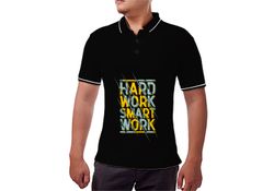 Custom Printed T Shirt - Polo Neck  5 - Circleone