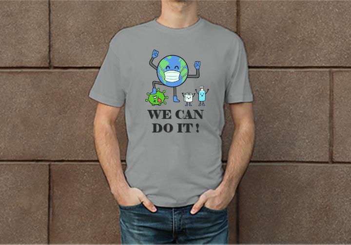 Custom Printed T Shirt - Round Neck  3 - Circleone