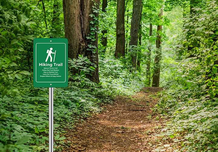 Custom Trail Markers Signs  3 - Circleone