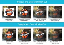 Front Adhesive Printed Frosted Decals  6 - Circleone