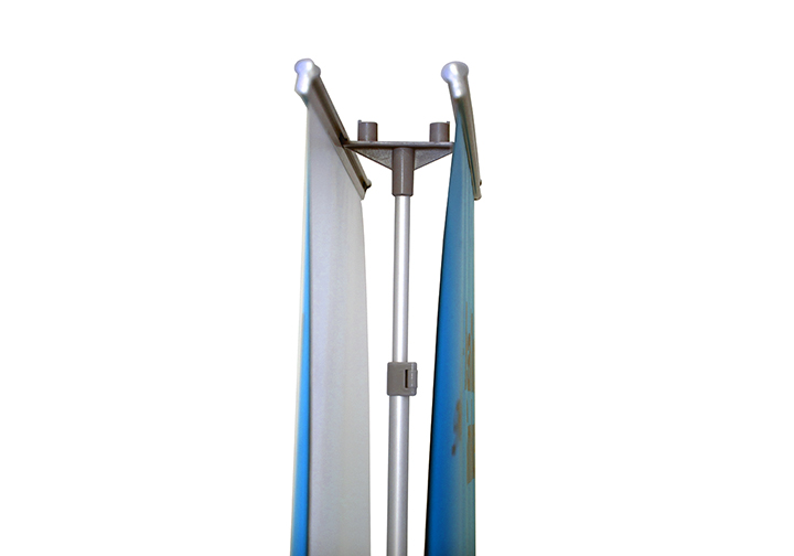 Deluxe Wide Base Double-screen Roll Up Banner Stands 2 - Circleone