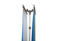 Deluxe Wide Base Double-screen Roll Up Banner Stands 2 - Circleone