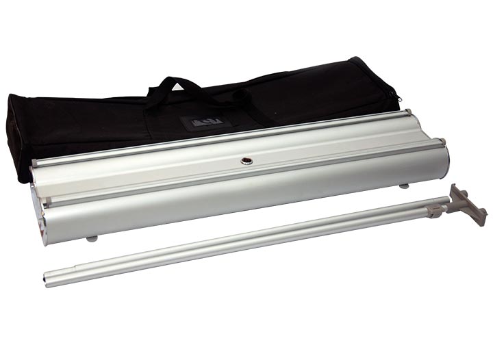 Deluxe Wide Base Double-screen Roll Up Banner Stands 4 - Circleone