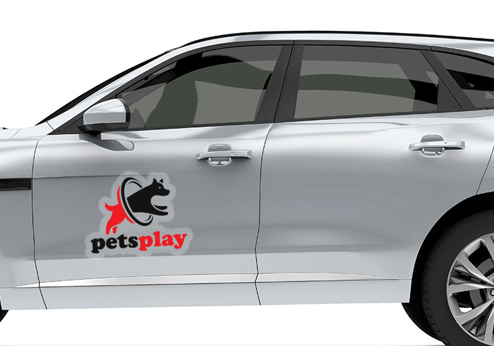 Die-Cut Car Decals / Stickers (Clear)  3 - Circleone