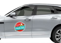 Die-Cut Car Decals / Stickers (Clear)  5 - Circleone