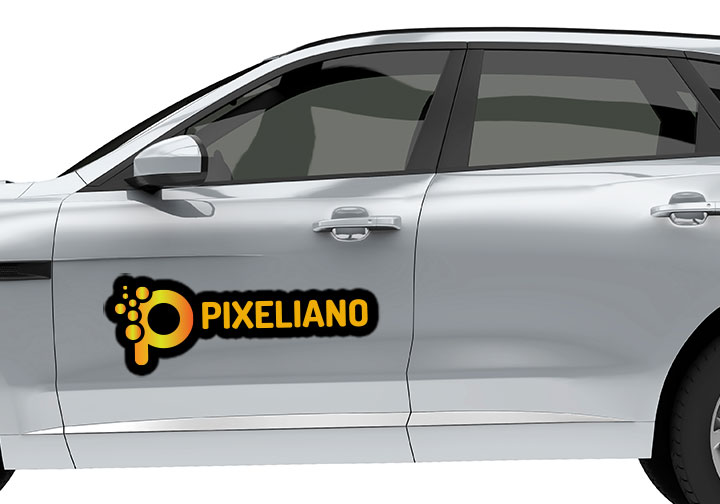 Die-Cut Car Decals / Stickers (Opaque)  4 - Circleone 