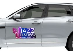 Die-Cut Car Decals / Stickers (Opaque)  1 - Circleone