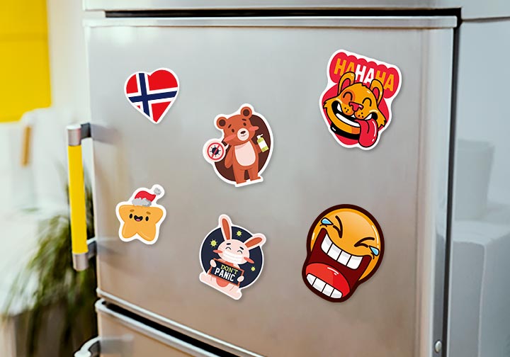 Die-Cut Magnetic Signs  1 - Circleone