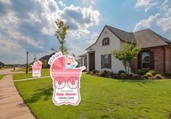 Die-Cut Yard Signs  1 - Circleone