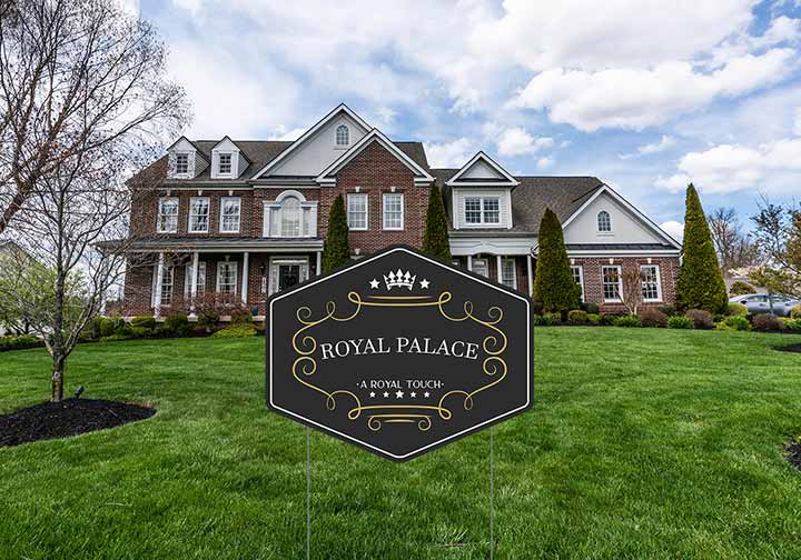 Die-Cut Yard Signs  5 - Circleone