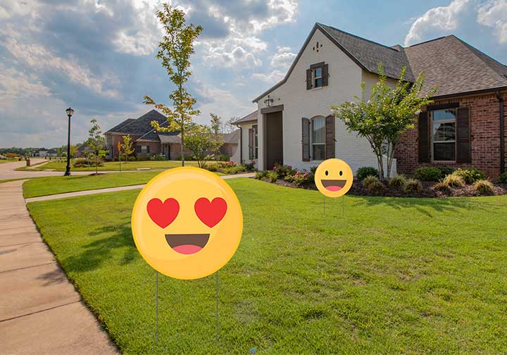 Die-Cut Yard Signs  9 - Circleone