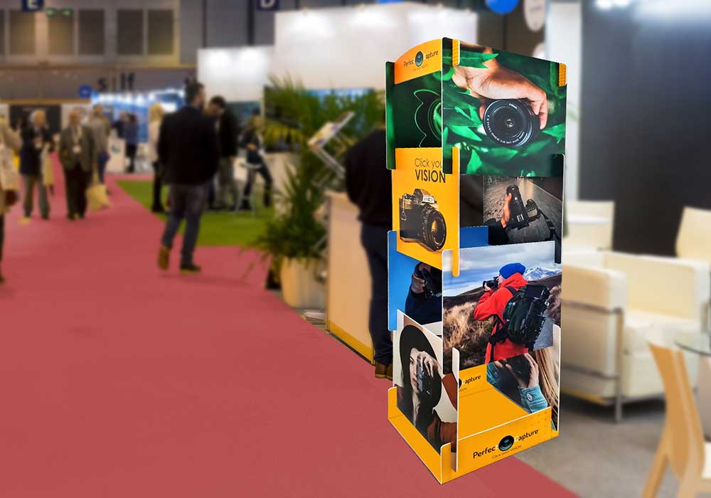 Display Tower with Custom Printed Interlocking Panels (Display Frames) 2 - Circleone