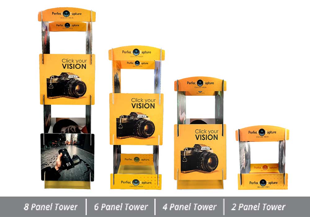 Display Tower with Custom Printed Interlocking Panels (Display Frames) 8 - Circleone